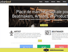 Tablet Screenshot of en.urbanbeat.fr